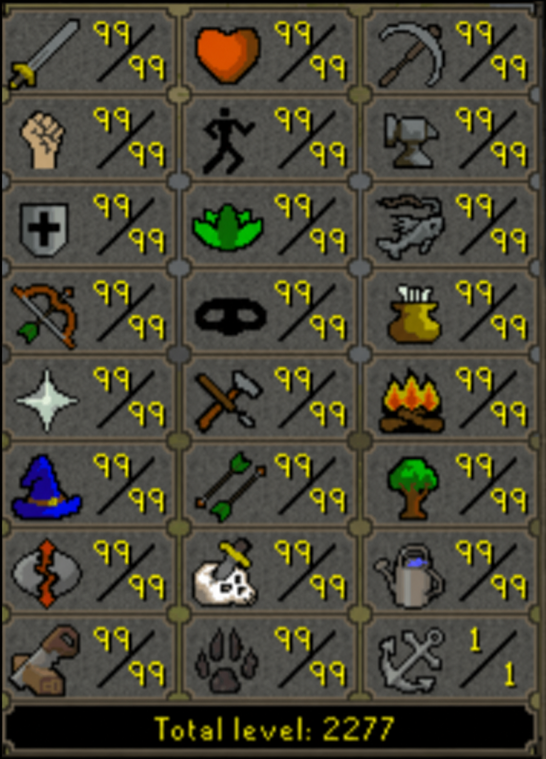 Maxed Main — 2277 Total