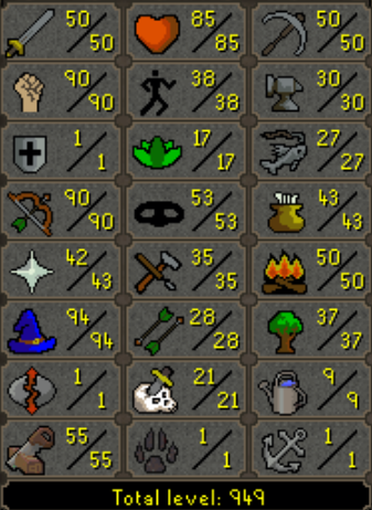 1 Defence Pure — 50 Atk